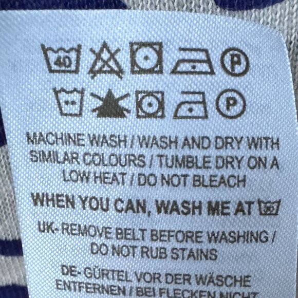 NWT Boden Blue and White Floral Cotton Sleeveless Dress with Pockets  Women's 14 - Picture 12 of 12